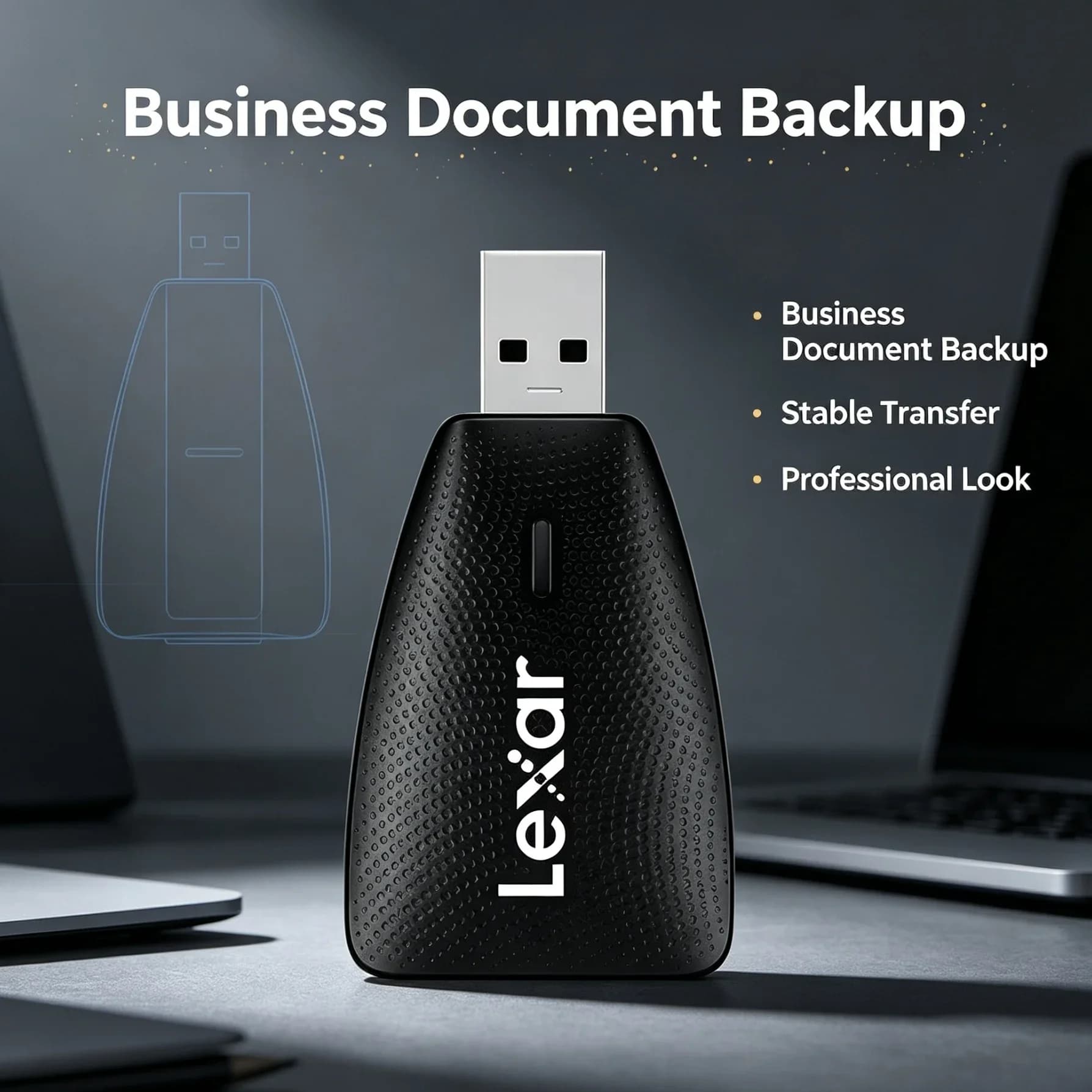 USB 3.1 Dual Slot Card Reader Lexar SD TF Adapter for Digital Archive Long Term Storage Backup High Speed Workstation Laptop
