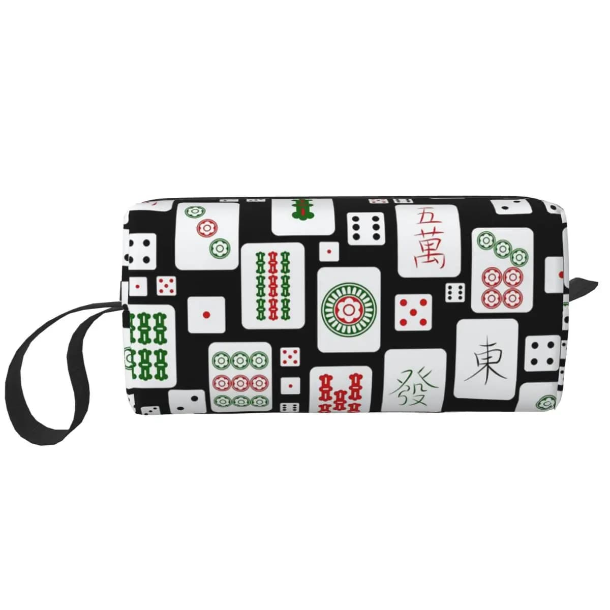 Astuccio per matite a forma di tessere Mahjong per bambini, scatola per penne, borsa per matite, articoli di cancelleria, borsa da viaggio, borsa per cosmetici da donna