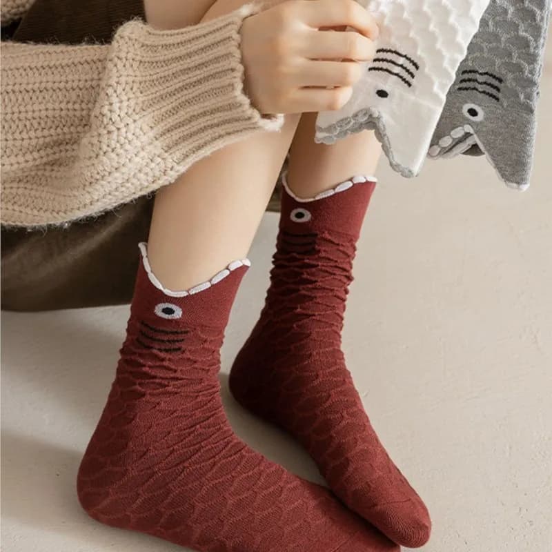 Calze da donna in cotone, nuove collezioni primavera estate, calze a mezza gamba carine, di tendenza, tinta unita, all'ingrosso