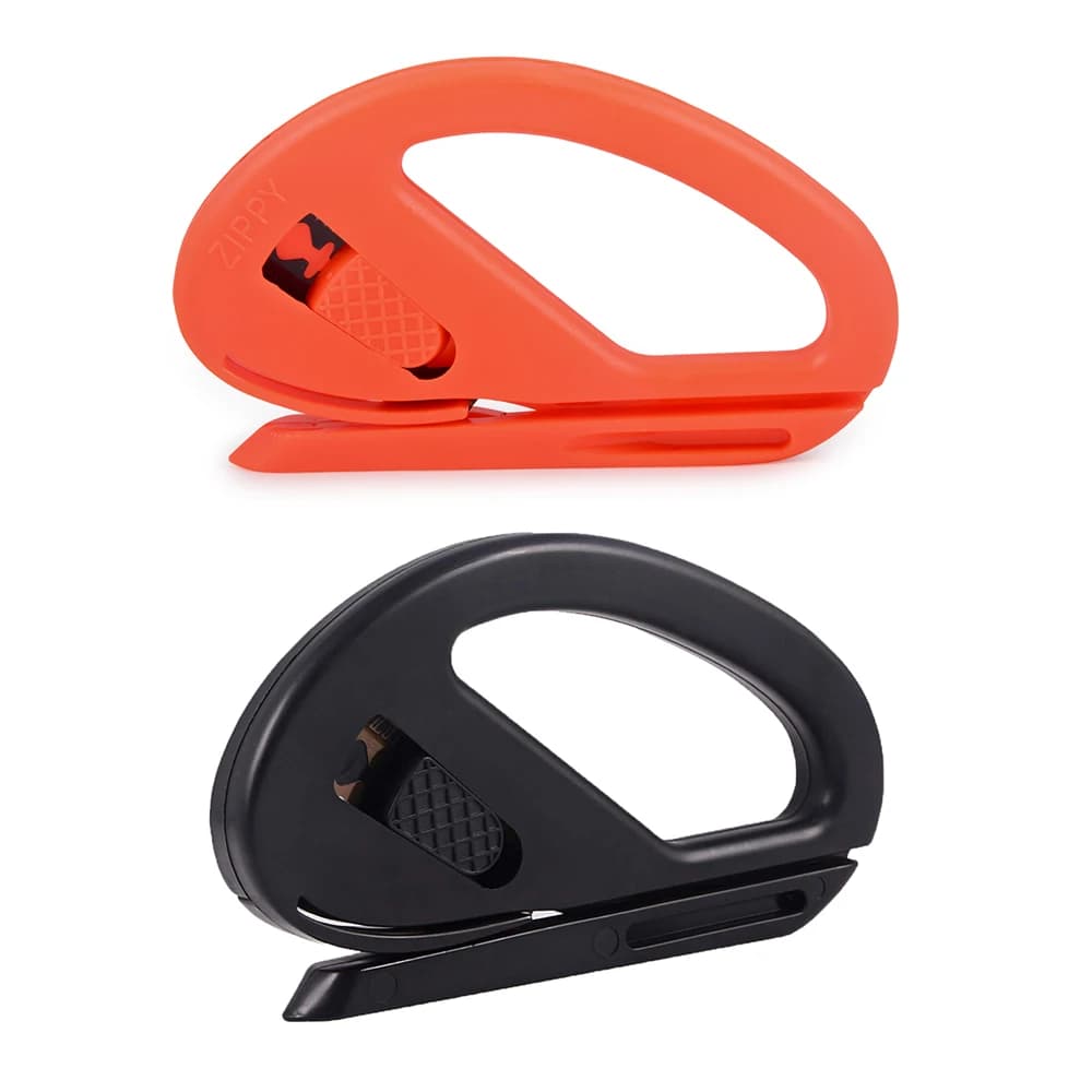 2 pz Snitty Safety Vinyl Cutter Car Film Wrapping utensile da taglio carta Zippy Snitty Cutter fibra di carbonio Film Wrap Window Tint Tool