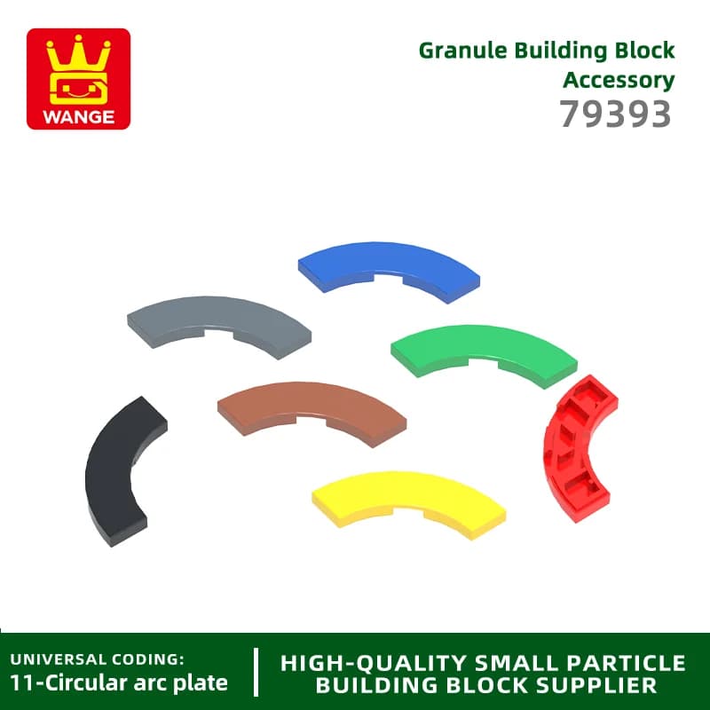 20 pz/lotto 79393 3x3 Curved 1/4 Ring Building Blocks accessori MOC compatibili con la confezione regalo di giocattoli per bambini in mattoni
