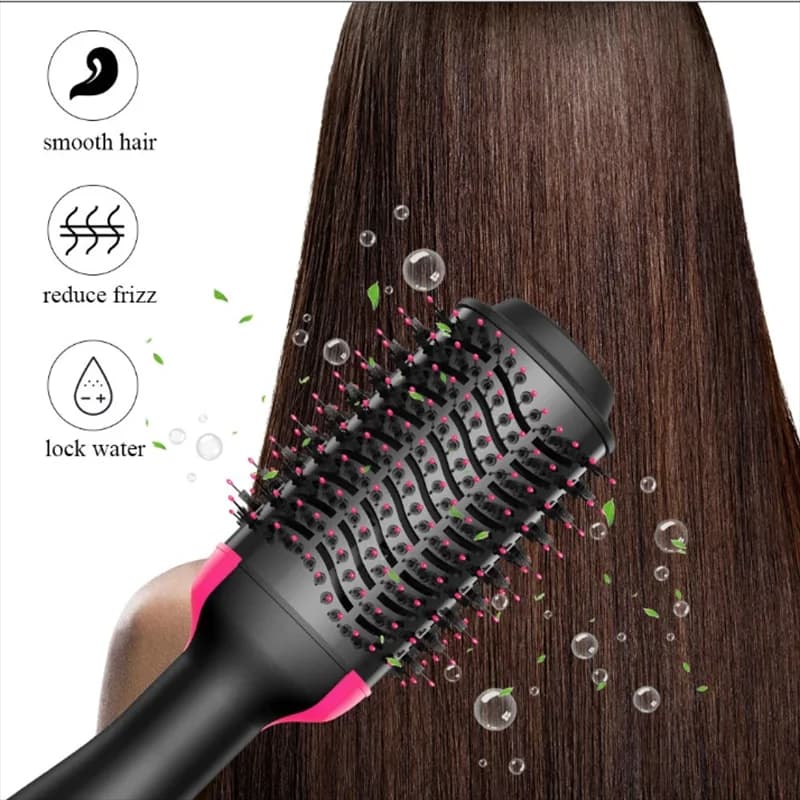 Professional Hot Air Brush for Women's Hair, Travel Hair, Electric Hair Brush