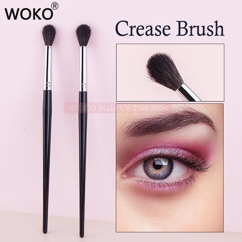 Brush for Folding Shade Brush for Folding Natural Goat Hair Makeup Brush for Shaft Professional Eye Makeup Tool Copper Pipe