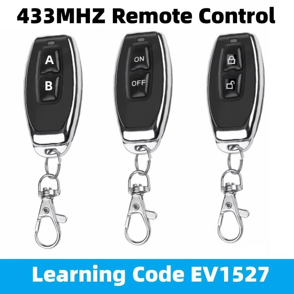 RF433MHZ RF433 Remote Control Universal Wireless Clone Switch Cloning Copy Gate Garage Door Control Duplicator Key
