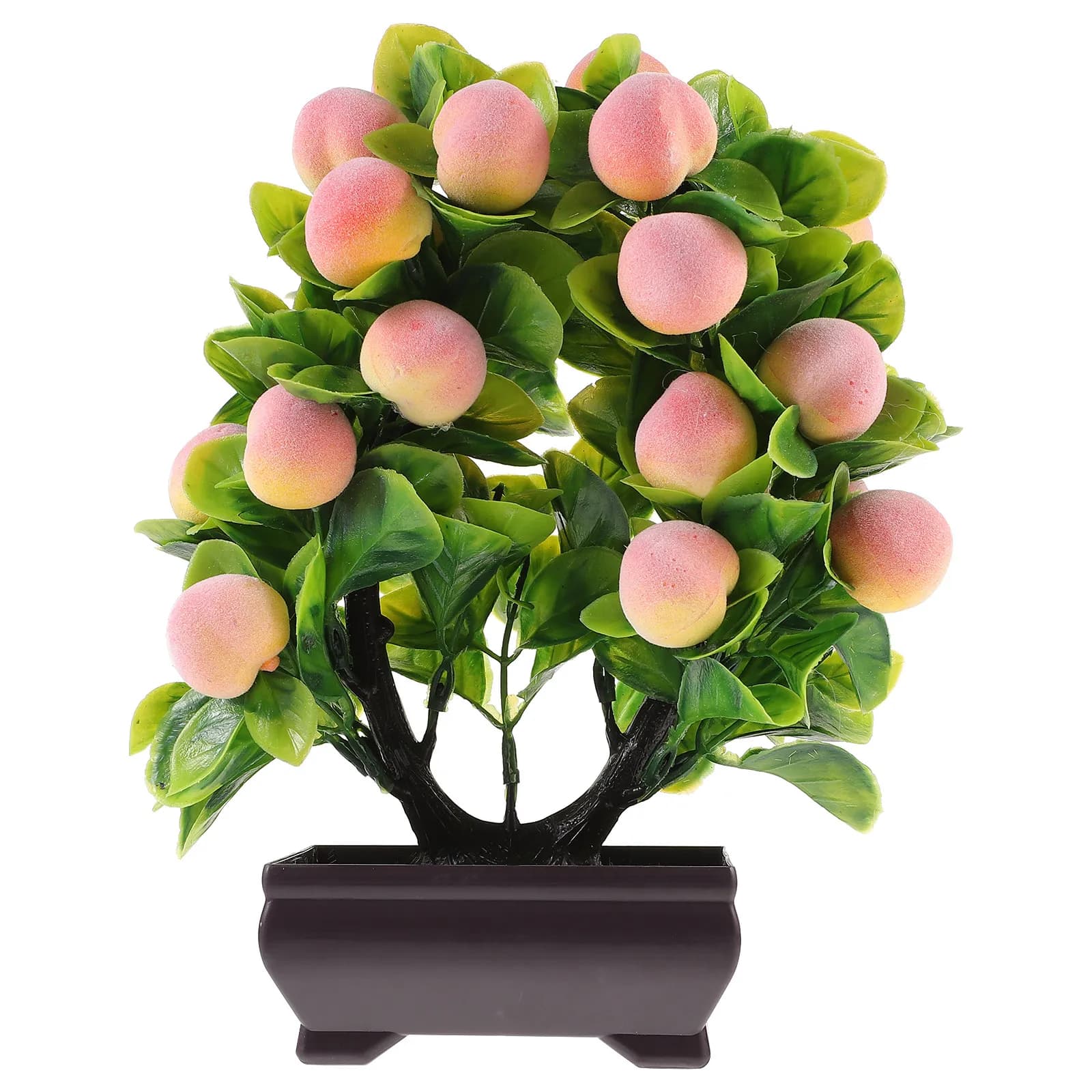Realistic Artificial Plant in Vase, Fine Bonsai for Home Decoration, Office, Store, Modern Furniture, Easy to Care, Realistic Simulation