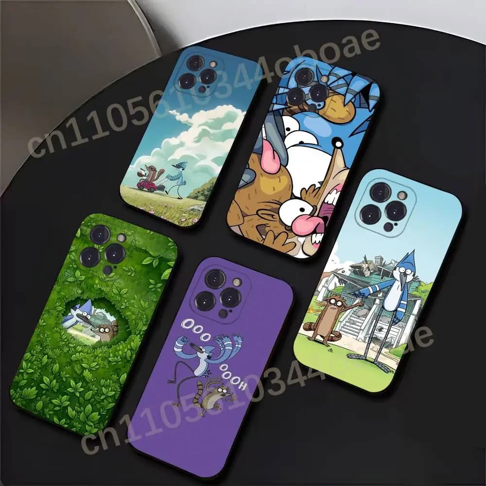 Mordecai Regular Show Phone Case For iPhone 17,16,15,14,13,12,11,Pro,MAX,Plus TPU Soft To Skin-friendly Cover