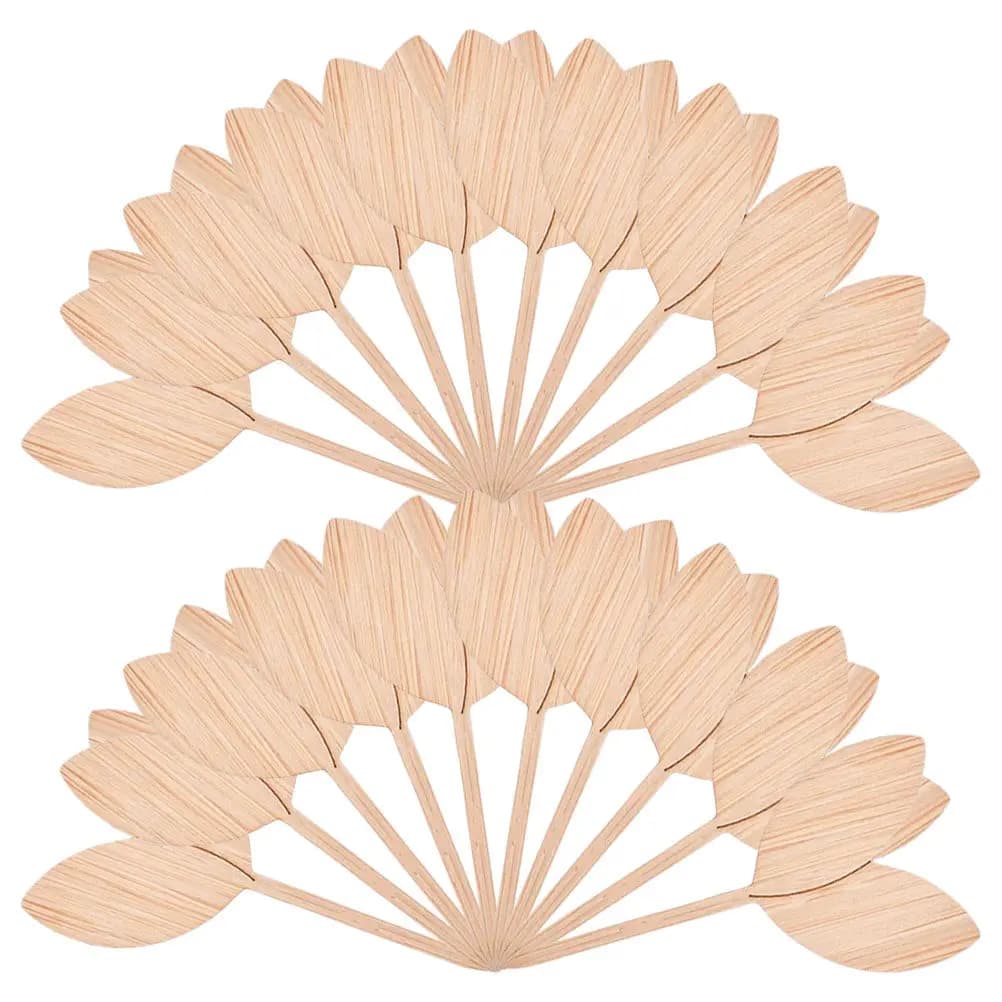 20 Pezzi Etichette in Legno per Piante, Picchetti per Giardino, per Piante in Vaso, Aiuole, Prato, Agricoltura, Accessori Fai-da-Te per Giardinaggio, Moderni e Semplici