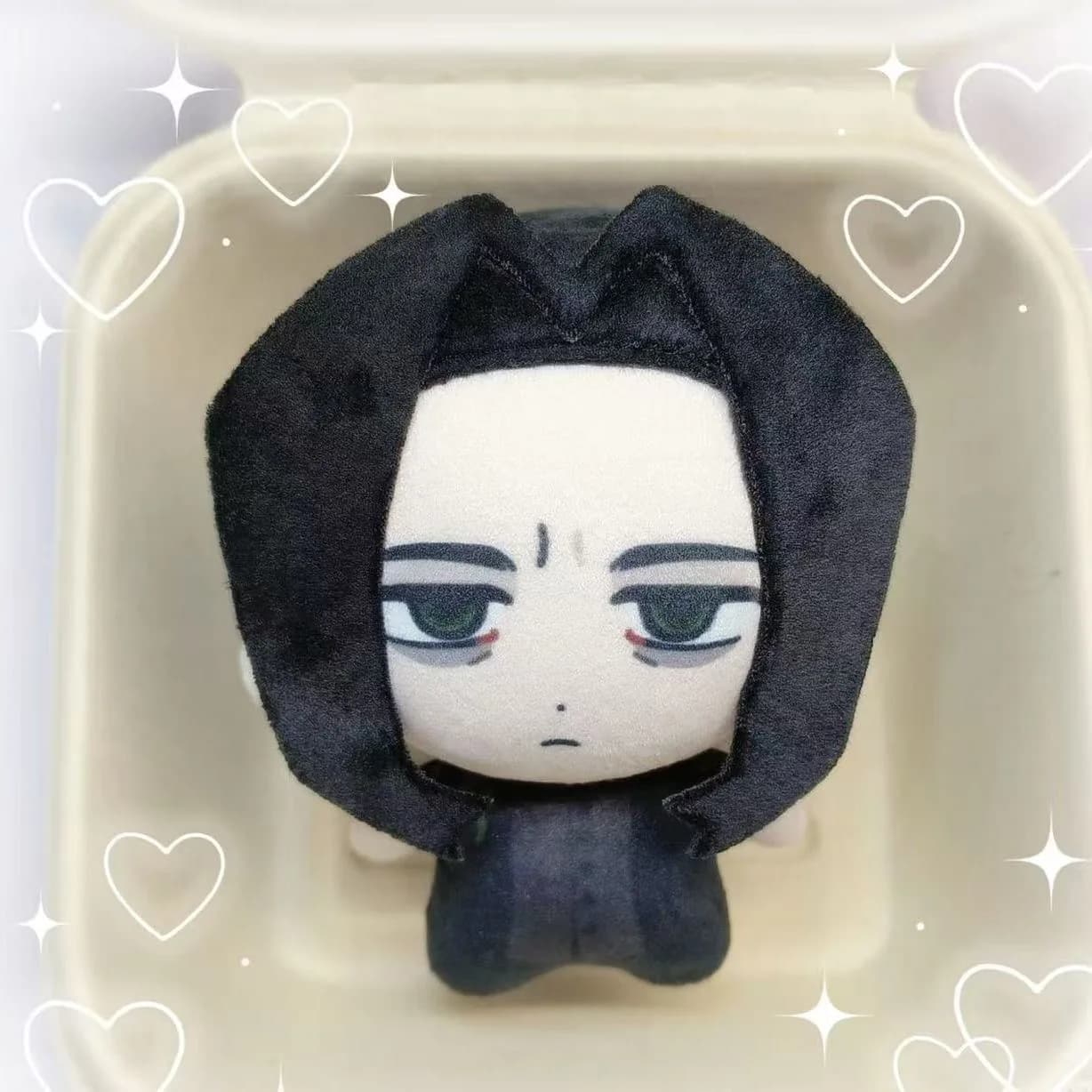 10cm Anime Severus Snape Plushie Anime Snape Cosplay Stuffed Plush Doll Toys Pendants Keychain Birthday Xmas Gifts