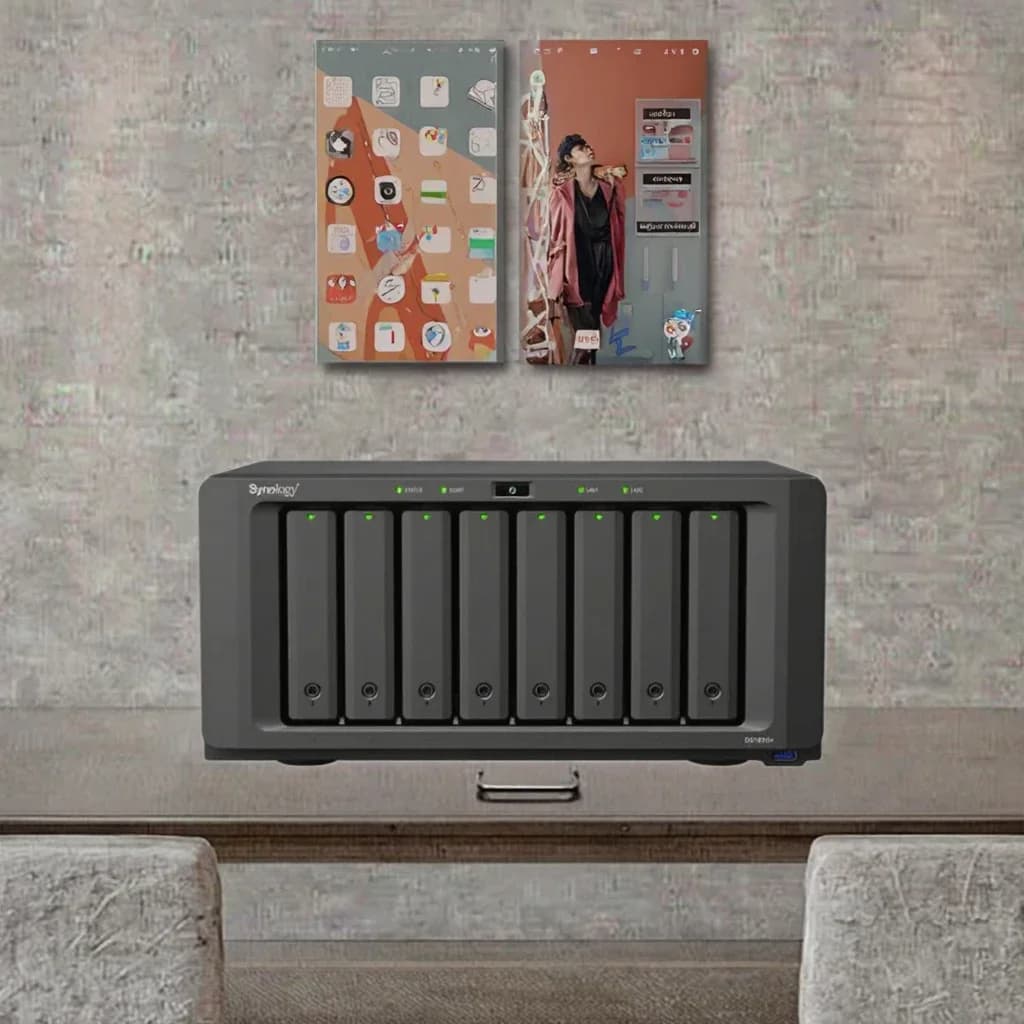 TLF Nuovo sistema di archiviazione dati DS1825+ Usa Ryzen V1500B 8 Bay 20 TB Nas Server Storage