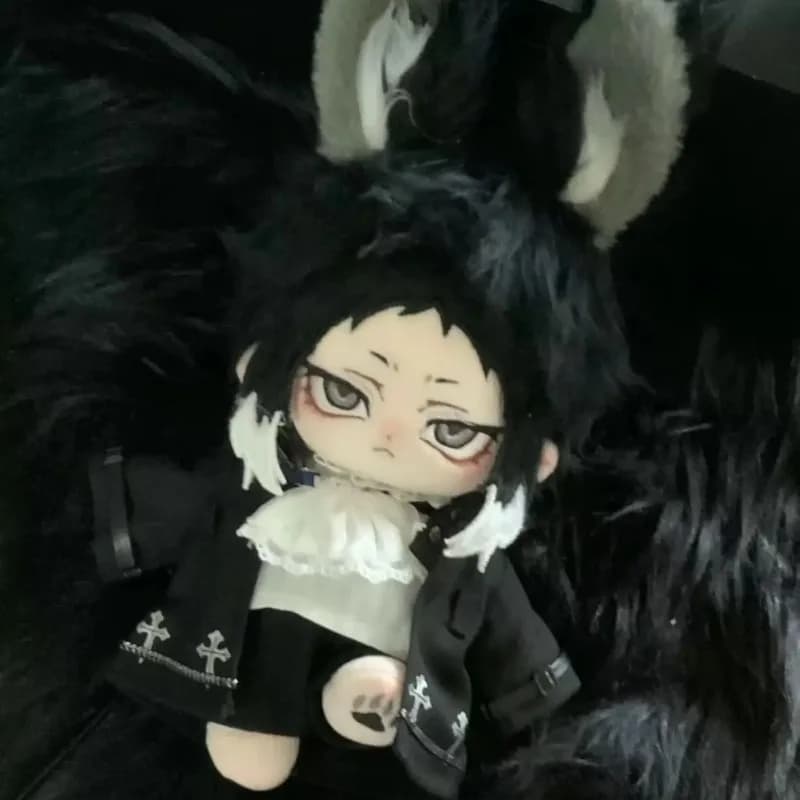 Anime Ryunosuke Akutagawa Attributo Kawaii Morbido Peluche Corpo della Bambola Vestire Peluche Bambole Figure Peluche 20 Centimetri Regalo di Natale