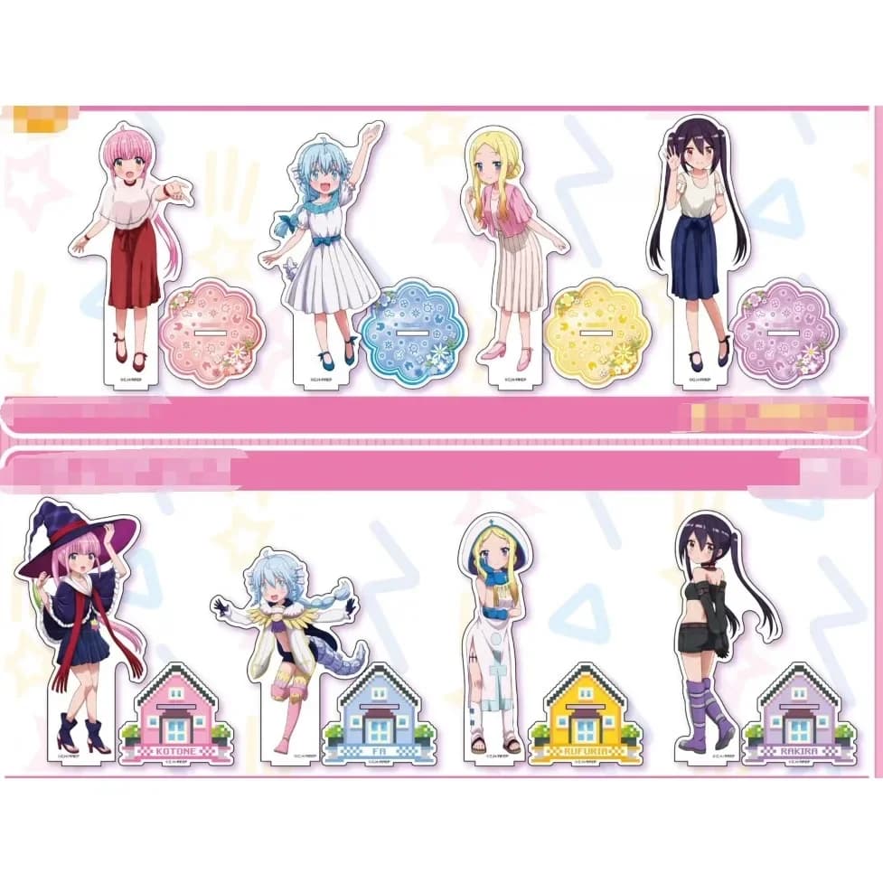 Gioco Hinatsuki Mikan Yoshida Yuko Chiyoda Momo Lilith Acrilico Stand Doll Anime Figura Modello Piastra Cosplay Giocattolo per il Regalo