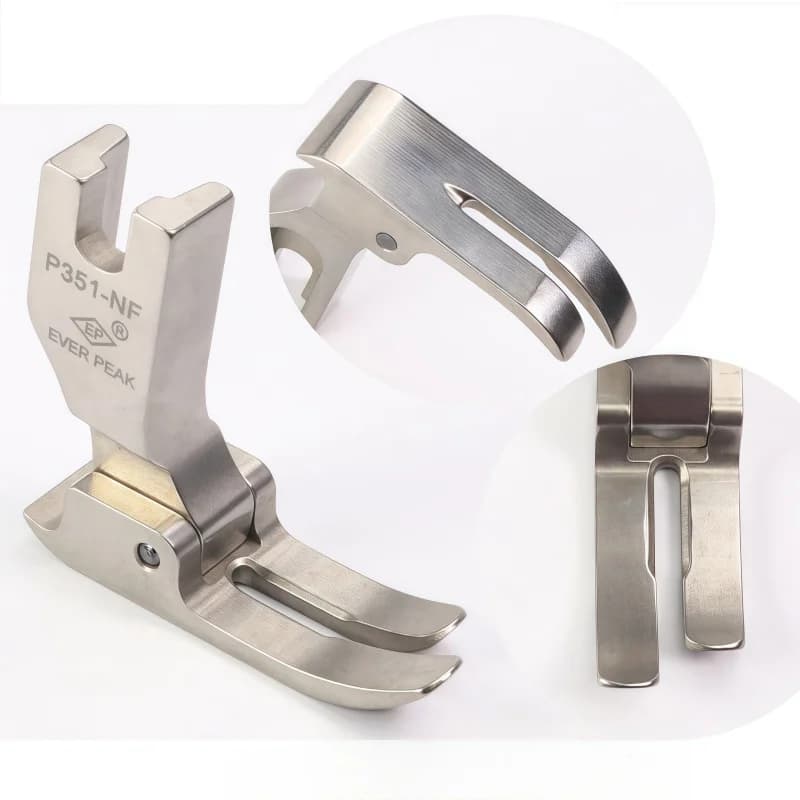 1pc Ep P351-Nf P351s-Nf Swing Needle piedino materiale medio sottile piatto pressatura piede camicia lavorata a maglia piede piatto cucito industriale