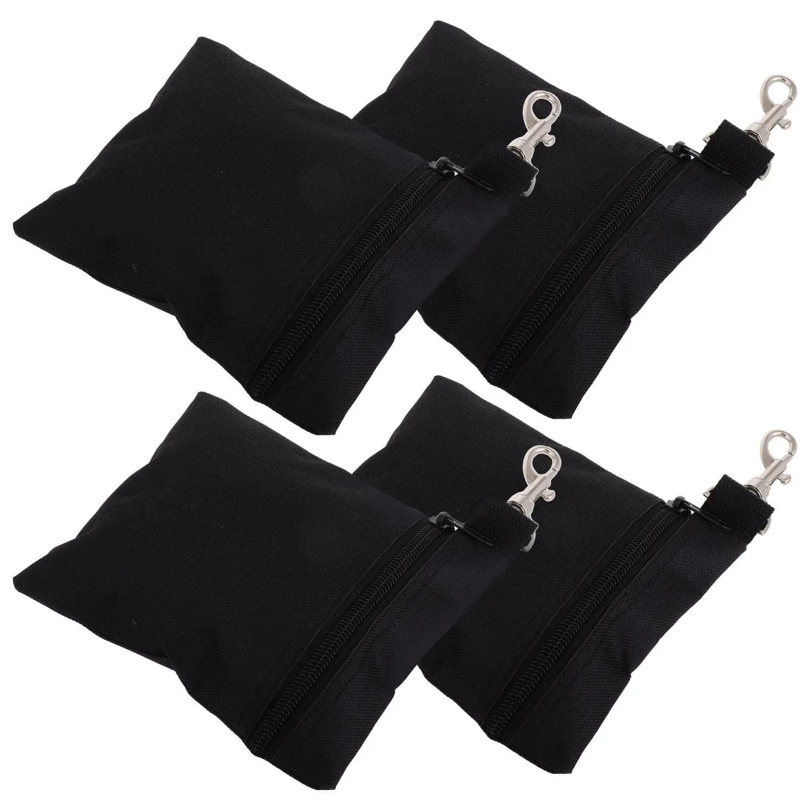 Set di 4 Borse Organizer da Golf, Compatte in Nylon, Porta Palline e Tee, Accessori per Golf