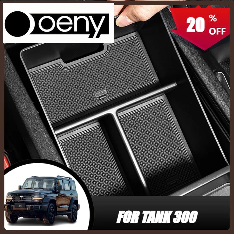 Fit For Great Wall Tank 300 Hybrid TANK 300 Armrest Box Storage Box Partition Storage Box Modification Special Car Interior Supp