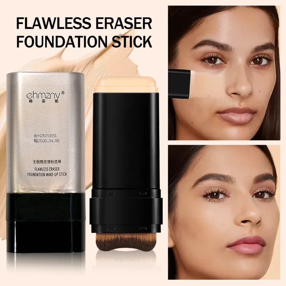 Stick for Fondotinta to Double Punta | Integrated brush, application and retouching in one step, light and long-lasting, without gummy effect