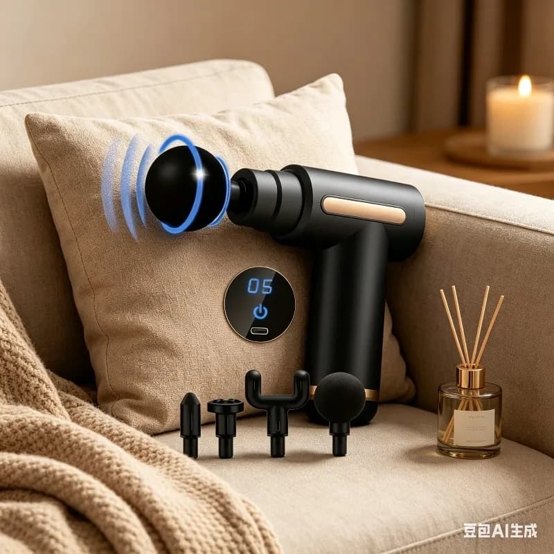 Mini Muscle Massage Gun Portable Deep Percussion Massager Handheld Vibration Massager for Body Back Neck Leg