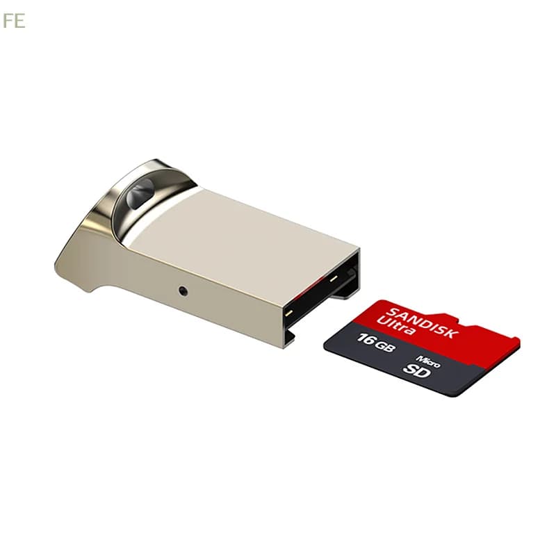 [FE] Lettore di Schede di Memoria Mini USB, Adattatore per PC e Laptop
