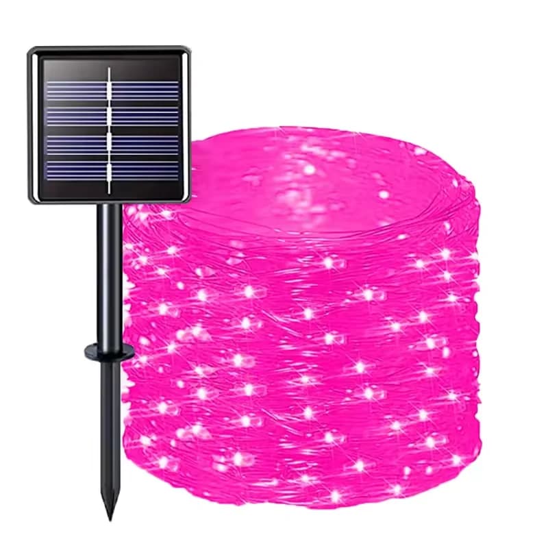 Luci Solari a LED per Esterni, Ghirlande Luminose per Feste, Natale, Halloween, Impermeabili, Luci Fatate per Giardino