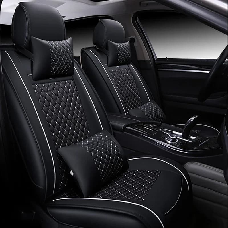 5 Seat PU Leather Car Seat Cover for MG ZS EV GT EHS RX5 MG4 MG5 MARVEL R MG6 Car Accessories
