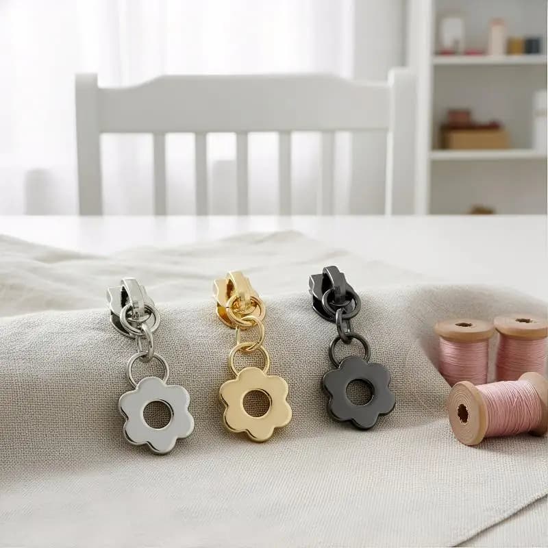 Kit di Riparazione Cerniere: 5 Cursori in Nylon per Cerniere di Misura 3-5, per Borse, Tasche, Progetti Fai-da-Te