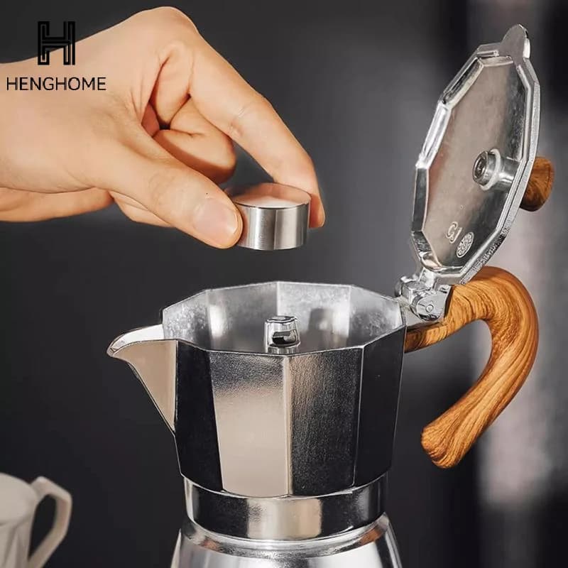 Stainless Steel Moka Pot Stovetop Splash-proof Valve Moka Pot Splash-proof Cover Splash Cap Espresso Coffee Maker Accessories