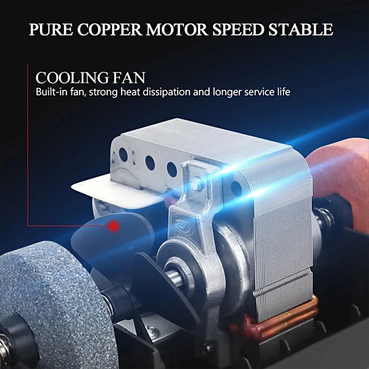AA49 Automatic Electric Sharpeners with Groove and Finish Sharpening Scanals, for Knives, Scissors and Kitchen Tools, Spina EU