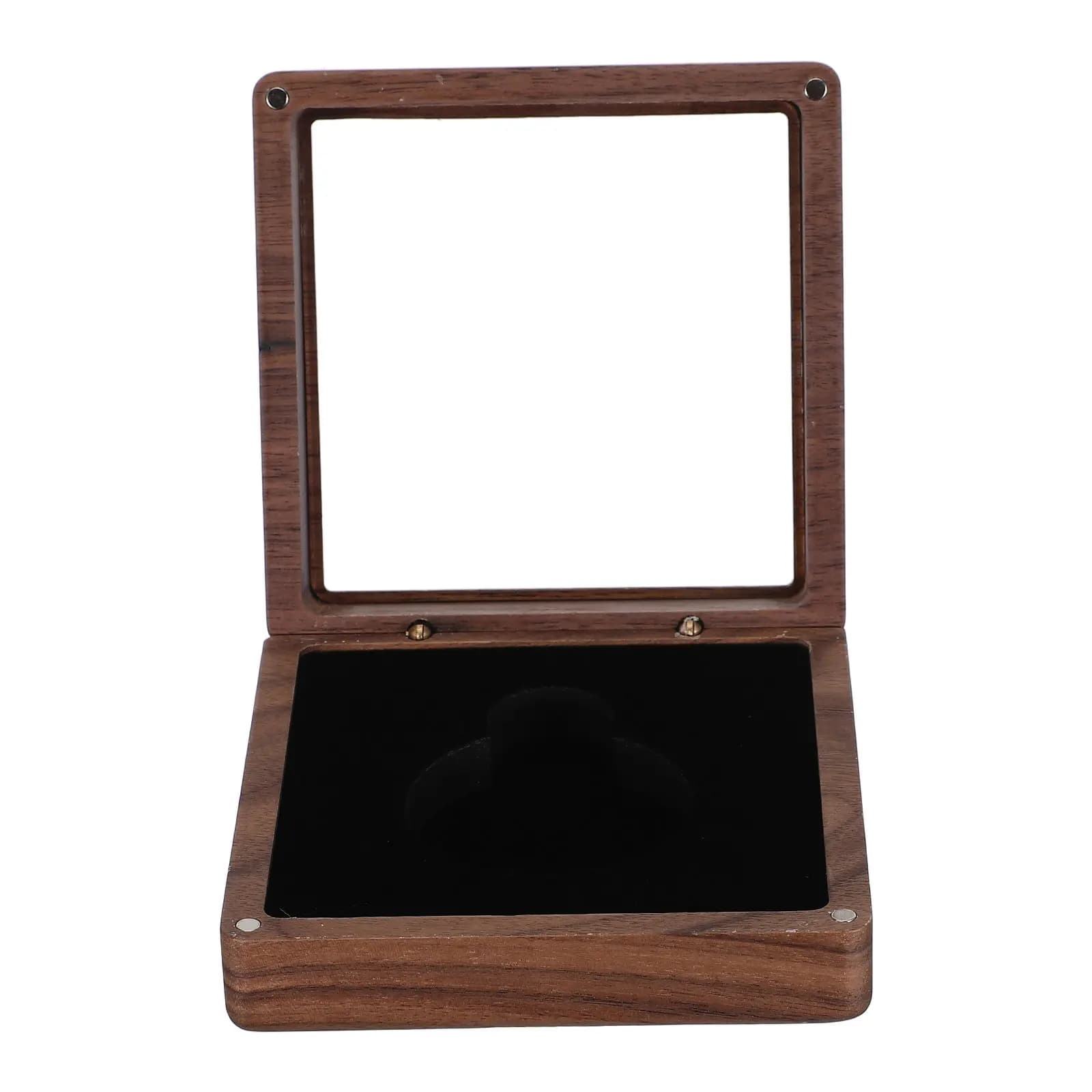 Wood Pocket Watch Display Box Single Organizer Collection Storage Case for Men Office Travel Home Pocket Watch Case