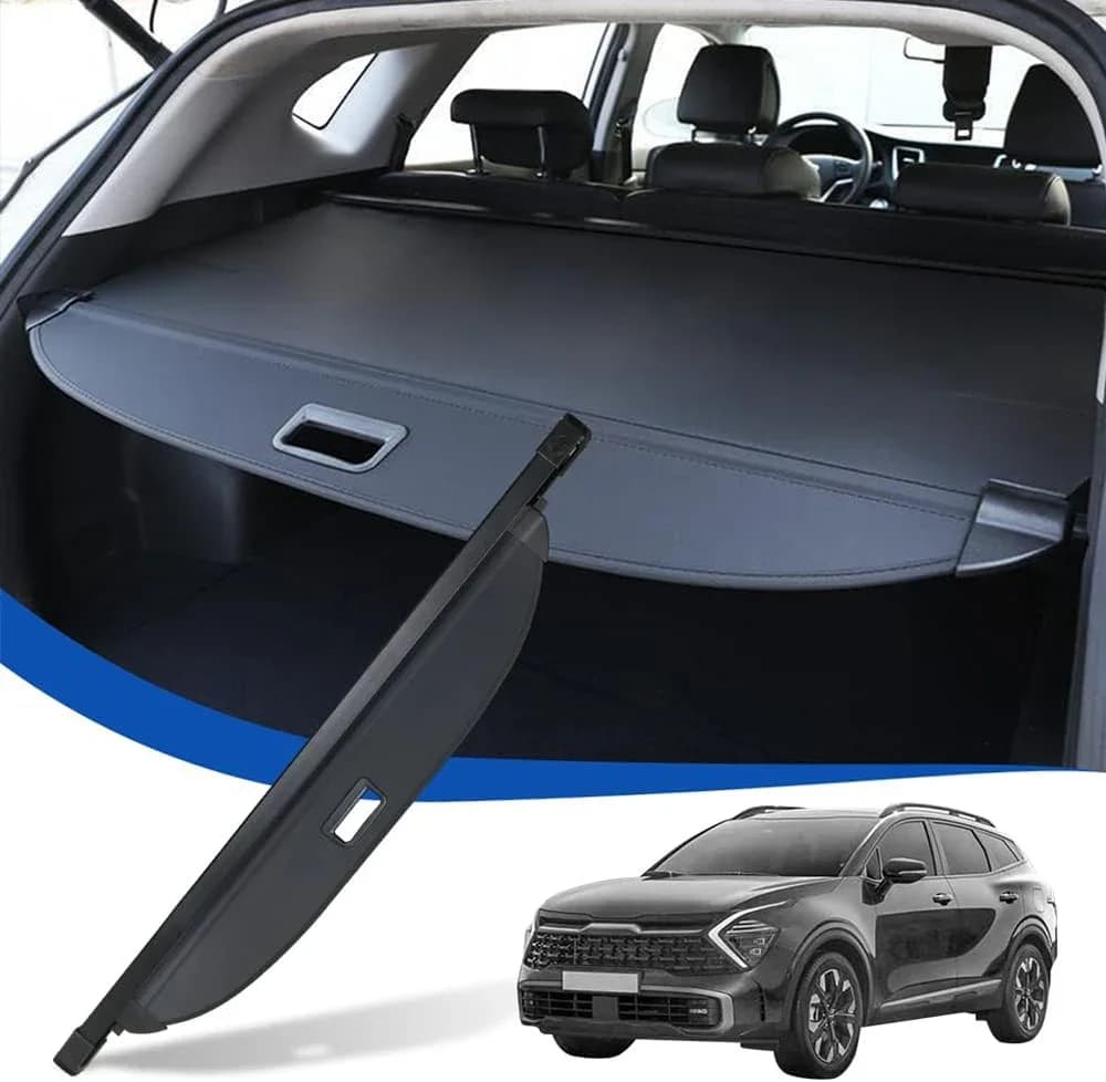 Copertura del carico per Kia Sportage NQ5 2025 2024 2023 Copertura del bagagliaio retrattile Privacy Schermo di sicurezza Bagagli Scudo Ombra Accessori