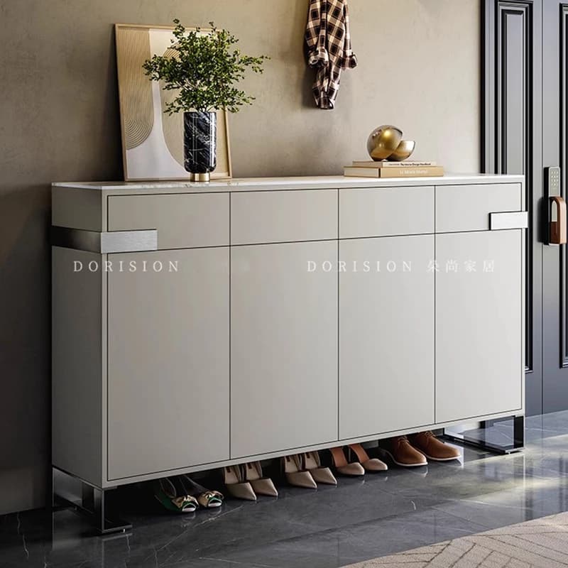 Luxury Designer Shoe Cabinet Organizer Storage Living Room Mobile Display Box Shoe Shelf Slippers Gabinete Entrance Furniture