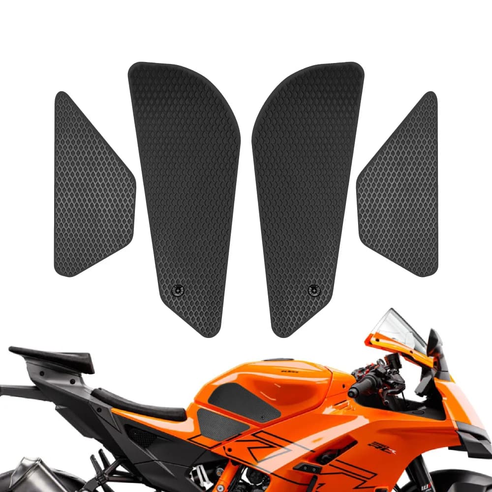 For KTM 990 RC R 2025 2026: Anti-slip sticker for motorcycle tank, knee protection and traction