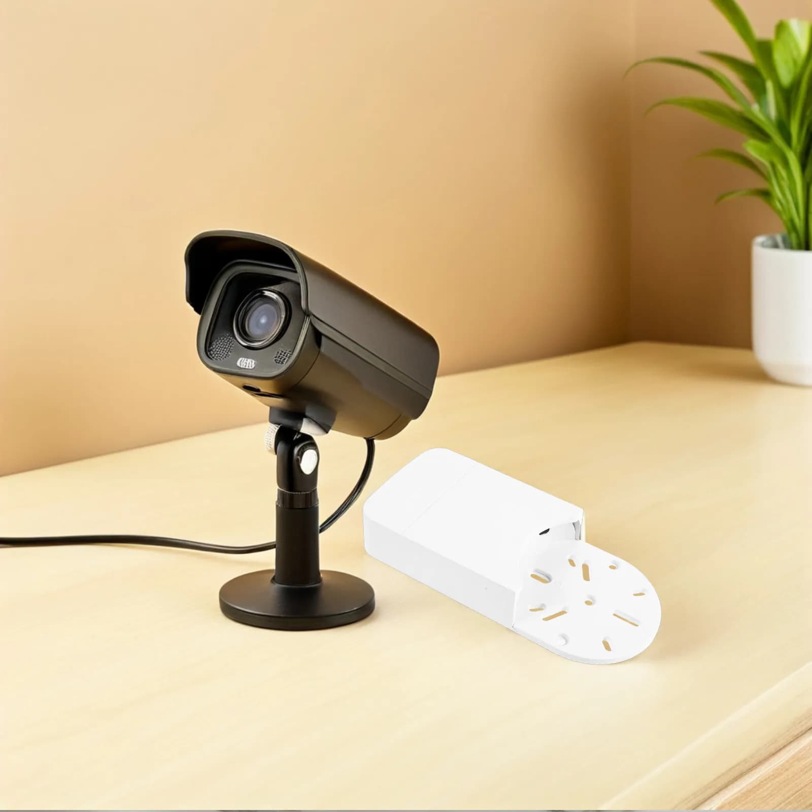 Scatola di giunzione impermeabile per telecamere di sicurezza, 2 pezzi, per nascondere i cavi, custodia elettrica da parete per esterni per la gestione dei cavi