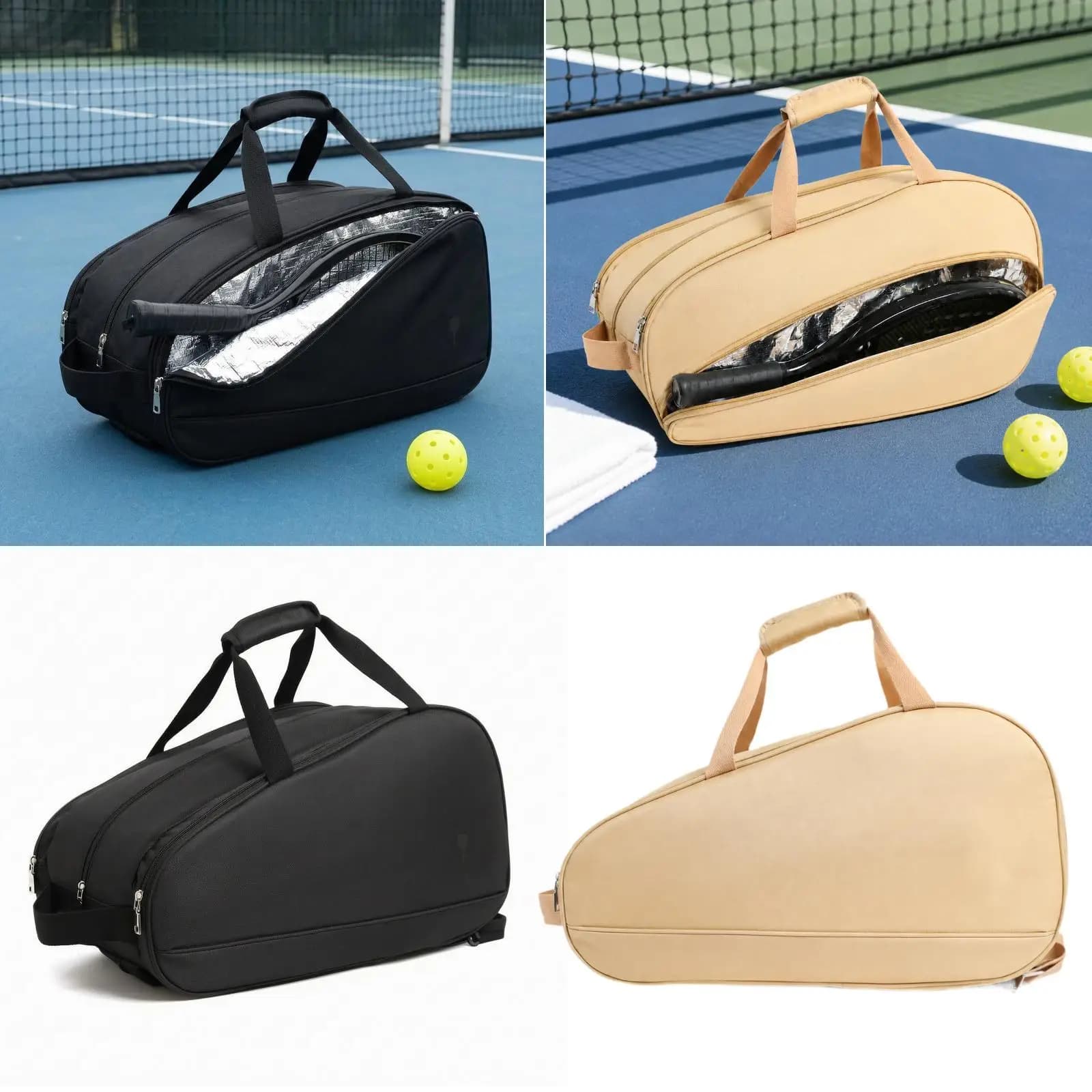 Large Capacity Tennis Tote Bag Multi Compartment Racket Backpack for Outdoor Pickleball Players