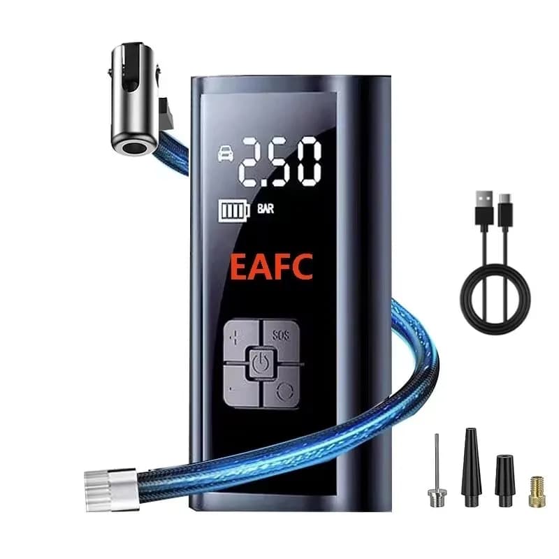 LEIBOO Portable Air Compressor for Car Tires Fast Air Pump Tire Inflator Accurate Pressure Air Pump for Motorcycle Bicycle Ball
