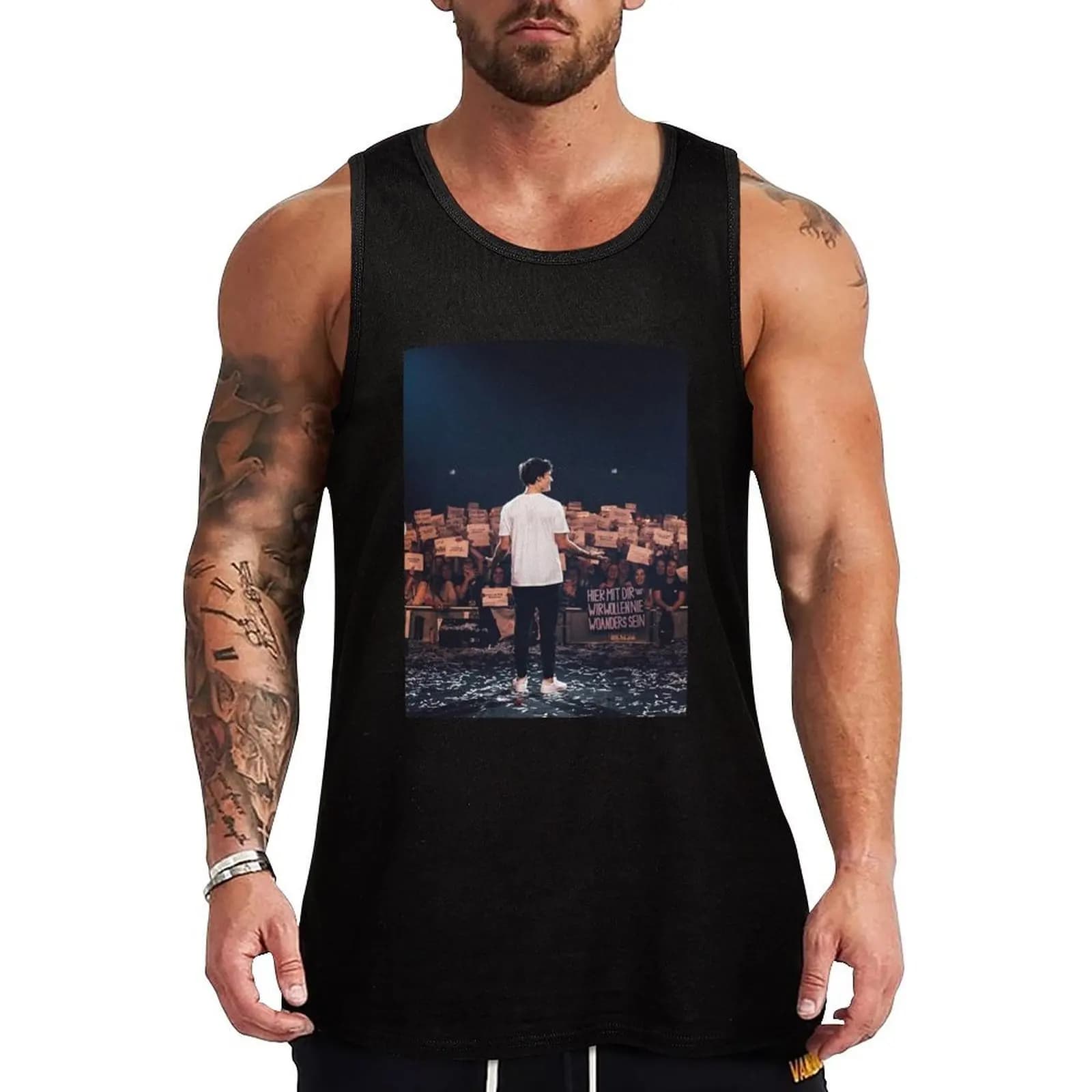 Wincent Weiss Concert Tank Top Breathable Sports T-shirt for racing and training