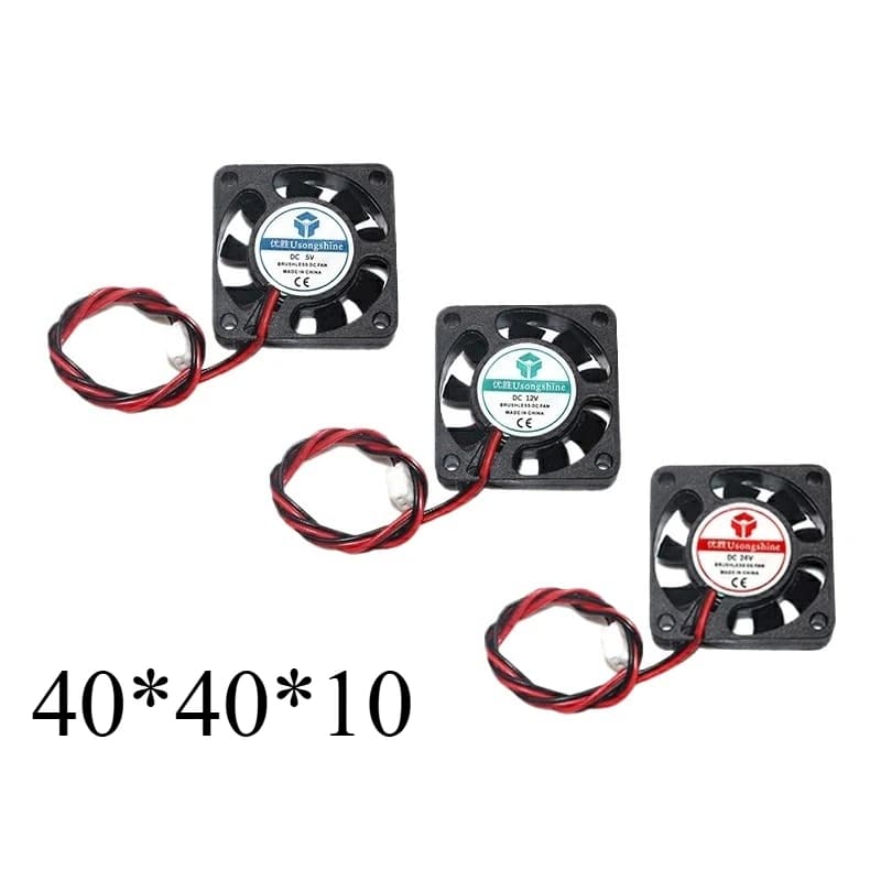 1/2/4/6/10 pieces 4010 5/12/24V DC Centrifugal Fan Extruder Small Cooling Fan for 3D Printer