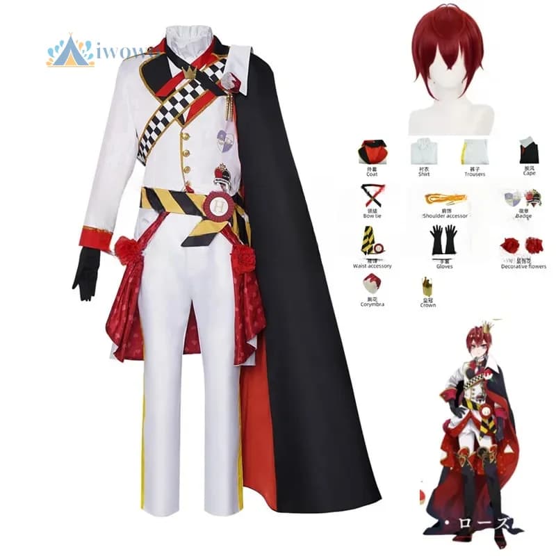 Costume da enigma cosplay Twisted Wonderland Carnevale di Halloween Costumi anime Abiti Abiti uniformi per adulti