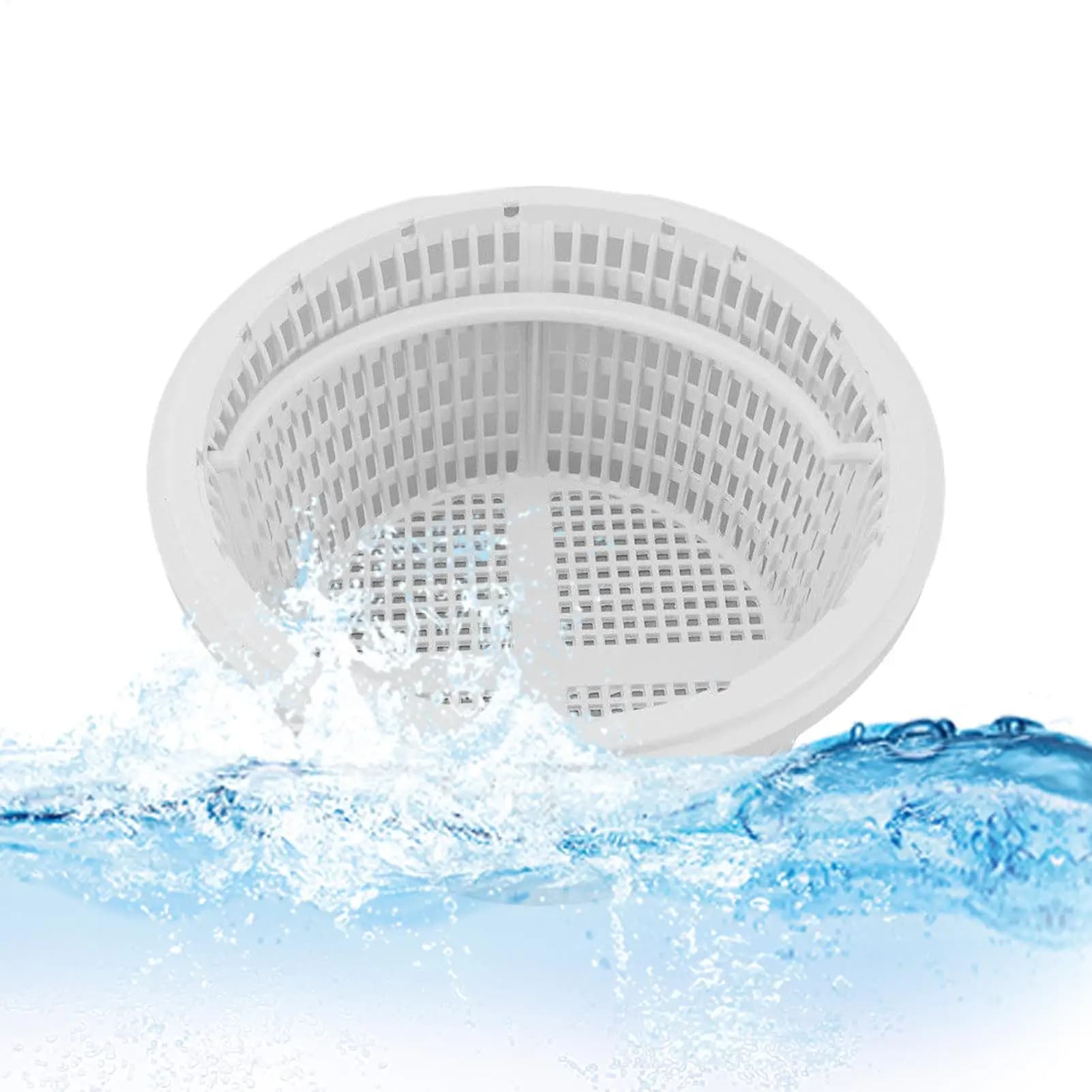 Cestello skimmer per piscina, cestello filtro per piscina fuori terra, accessori per la pulizia della piscina, adatti per la maggior parte delle piscine interrate, trasparente