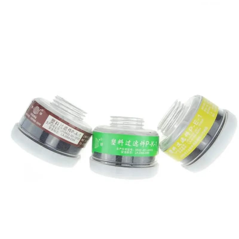 1 pcs 40mm Filter Gas Replacement Filter Box Organic Vapours Acid For Chemical Breather Mask Spray Paint Accessories