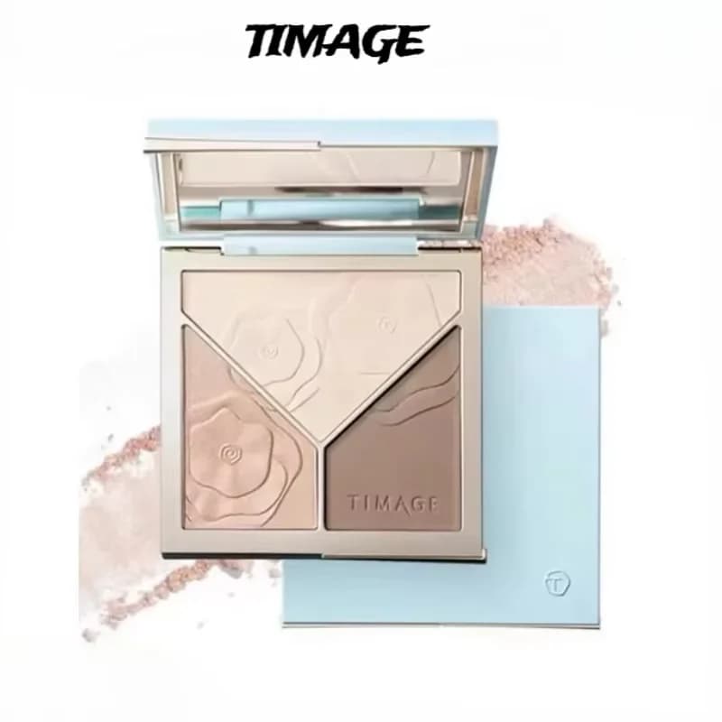 Tavolozza di contorno TIMAGE versione aggiornata 2.0 palette di ombretti opachi tridimensionali illuminanti per il viso