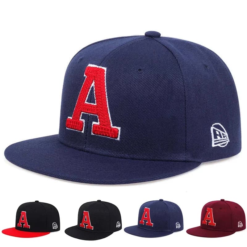 Cappelli hip-hop unisex con ricamo a lettera, cappellini da baseball sportivi regolabili per primavera e autunno, cappello con protezione solare.