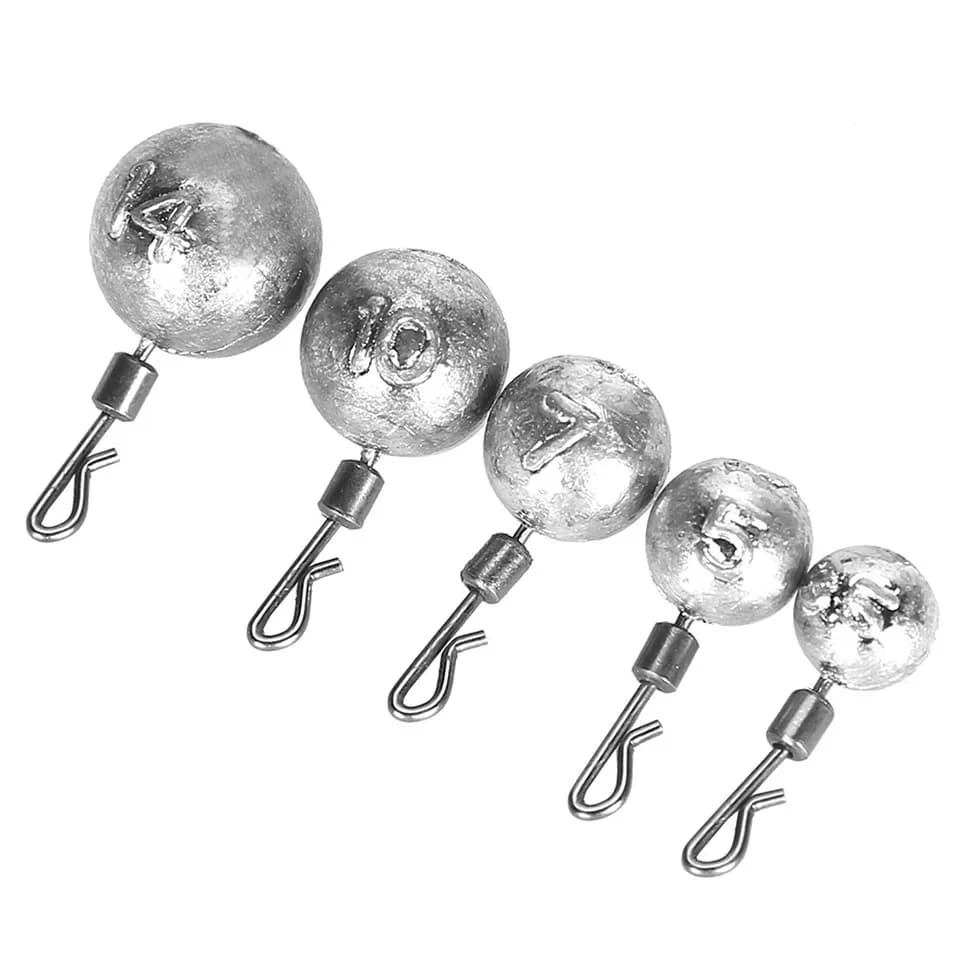 10 pcs/lot 3.5g 5g 7g 10g 14g 20g Fishing weights Rainfalls Fishing baits Wrap Fishing equipment Accessories