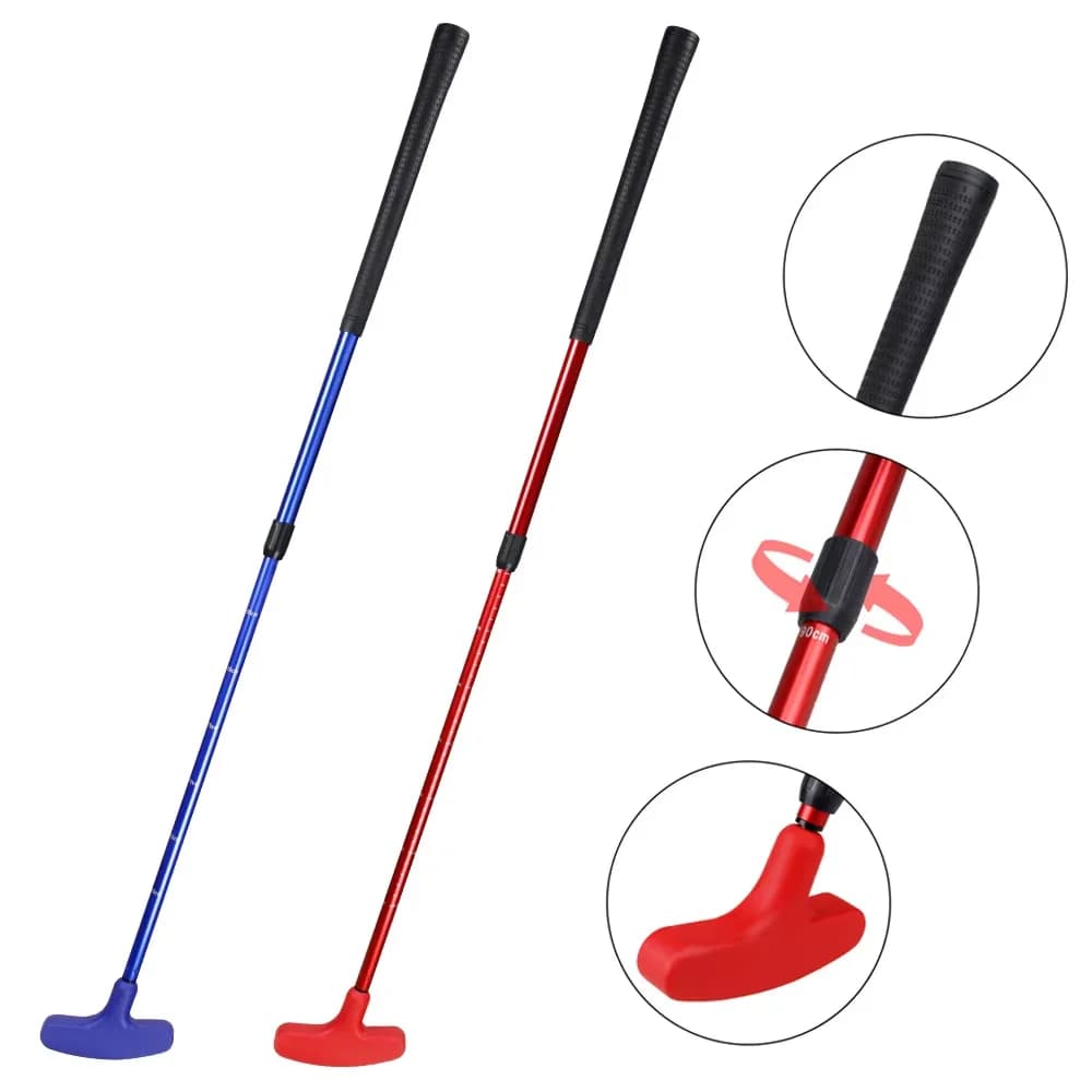 Adjustable Golf Putter for Men and Kids Right &Left Handed Two-Way Mini Golf Clubs Stainless Steel Training