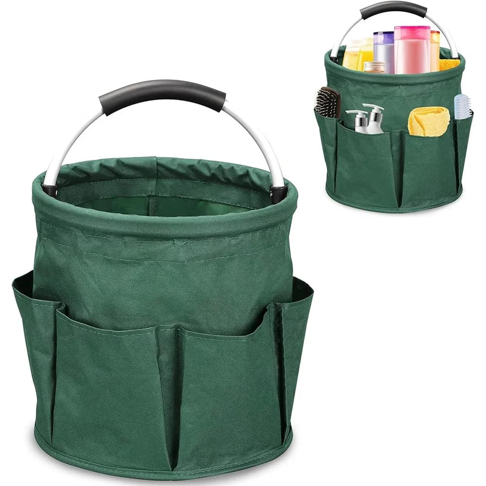 Tool Organizer Bag 17 L Folding Tool Bag Laundry Organizer Basket for Outdoor Camping Garden Collection Bag