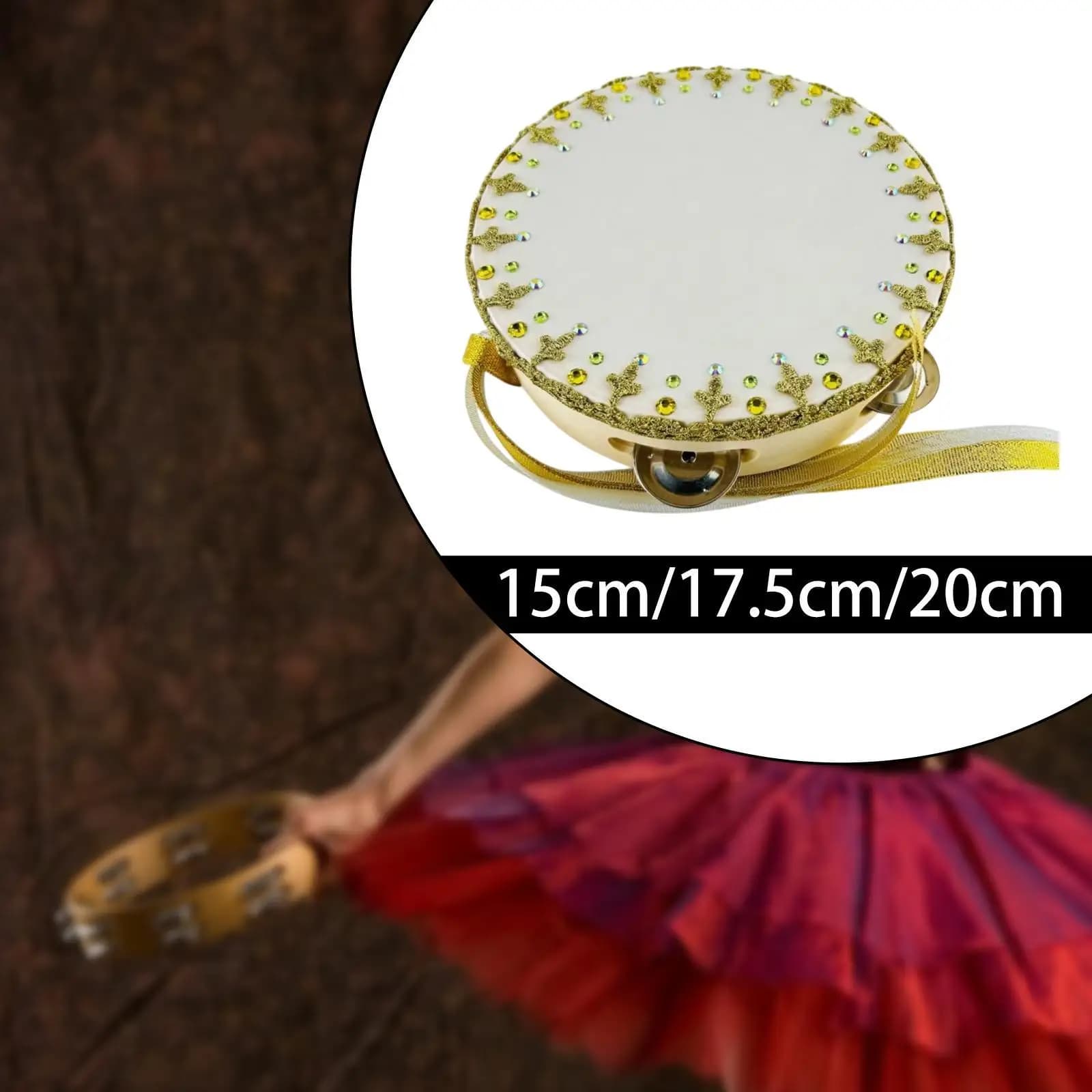 Balletto Danza Tamburello Giochi per bambini Regalo a percussione Prestazioni di balletto Percussioni a mano per feste Vacanze KTV Educativi musicali