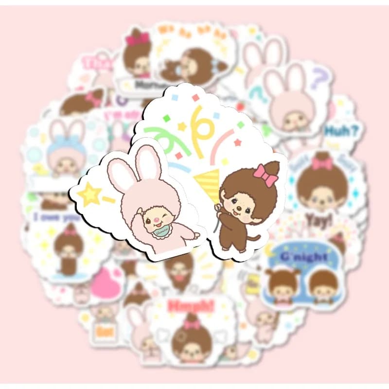 120/80/40pcs Cute Cartoon Chimutan Adesivi Per Il Computer Portatile Bottiglia di Acqua Bagagli Notebook Impermeabile Graffiti Vinile Decalcomanie Del Telefono