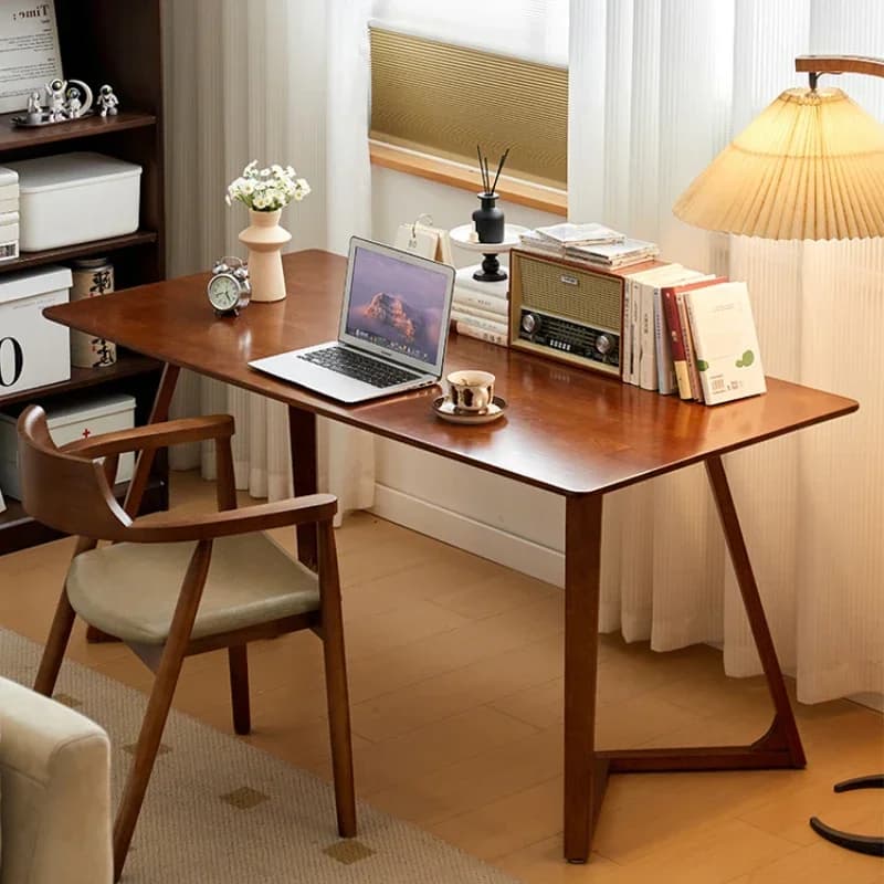 Scrivanie per ufficio moderne in legno di design Scrivanie per computer di grandi dimensioni estetiche per la casa di lusso in piedi Escritorios per laptop Mobili per ufficio
