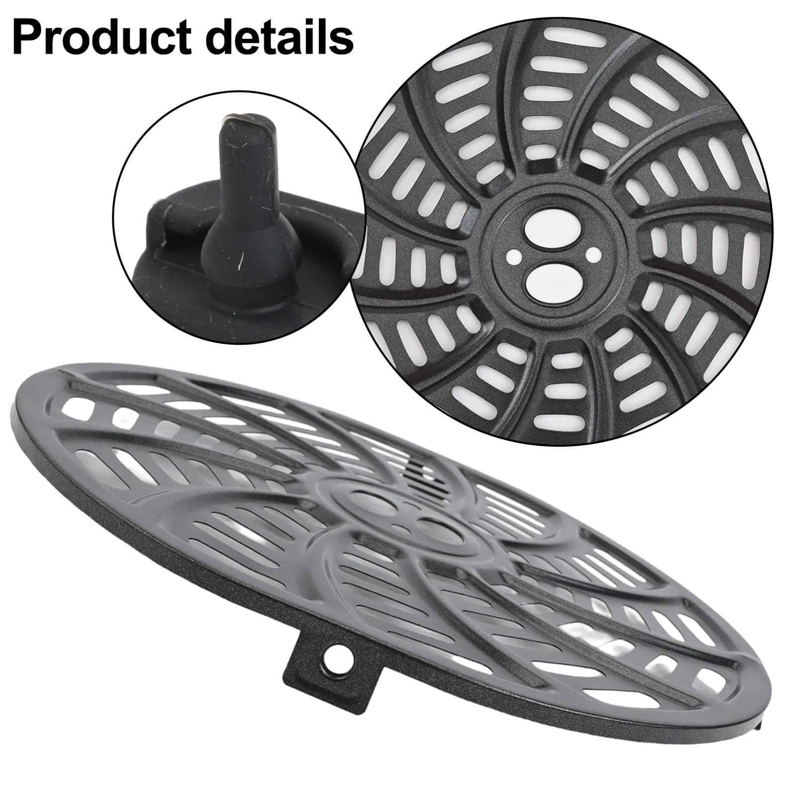 Air Fryer Grill Crisper Plate Pan For Gourmia 6QT GAF698 GAF686 Stainless Steel Tray For Cooking Steak Vegetables Accessories