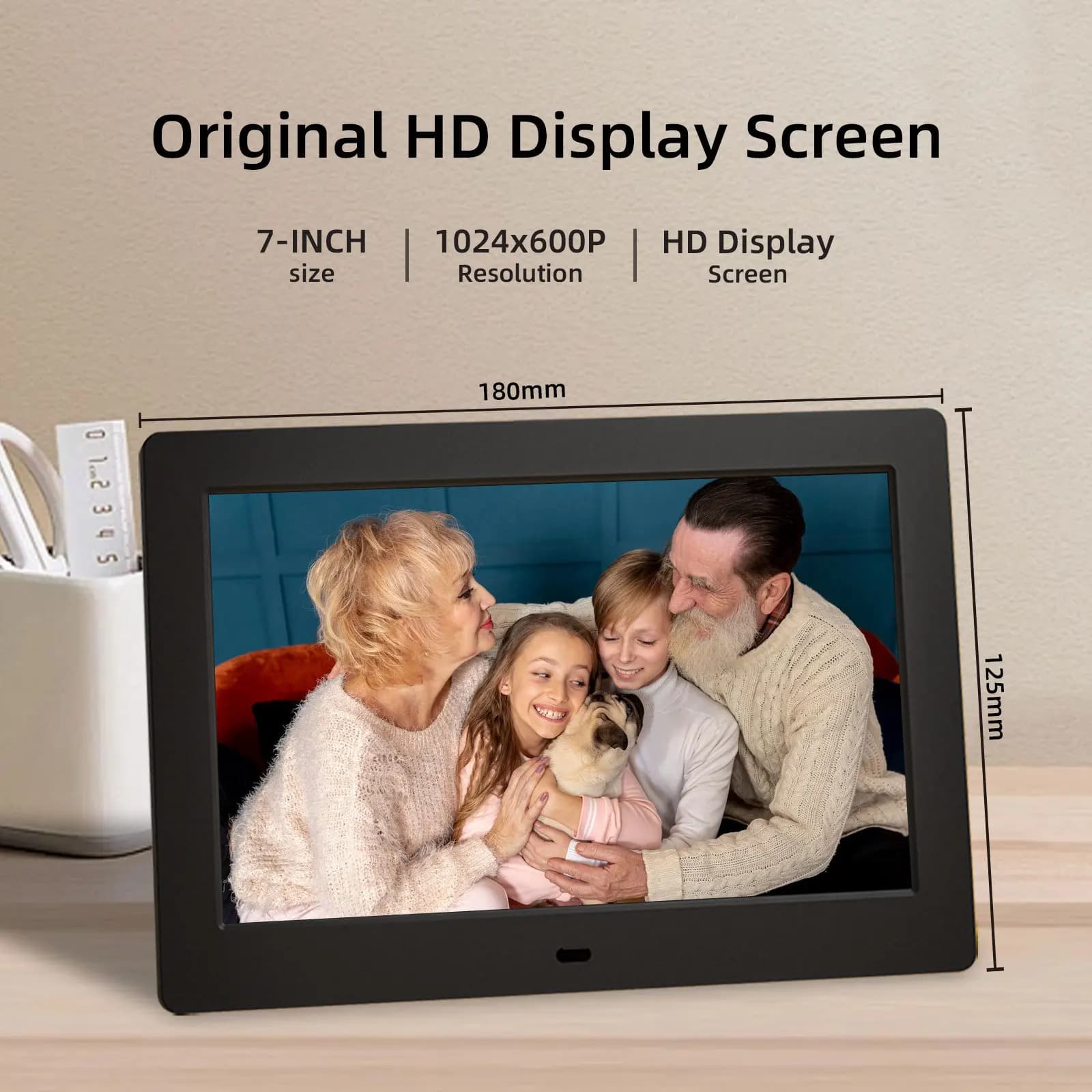 Factory Price Share Video & MP3 Playback Plastic Frame Digital Photo Album 7-inch Free Download