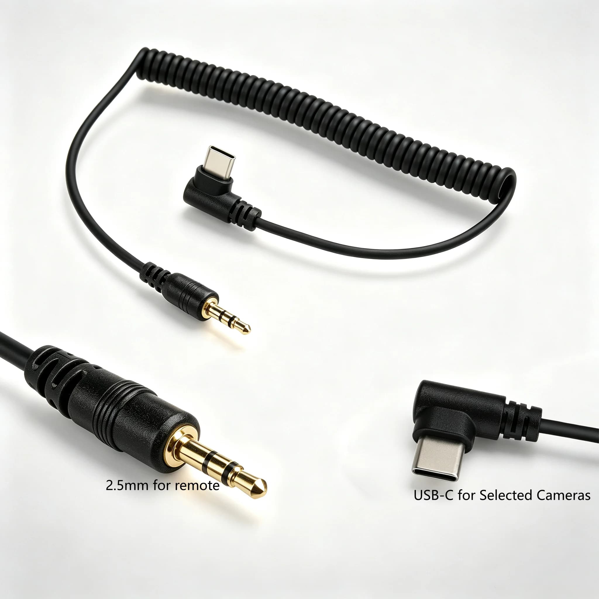 2.5mm to USB-C Remote Shutter Release Cable S10 for Sony ZV-E1, A6700, A7C II, A7CR, ZV-E10 II, A7M5/A7V, A7RM6/A7RVI;
