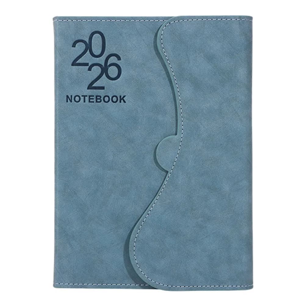 Agenda Planner 2026 in Inglese, Blocco Note 12 Mesi, Resistente all'Usura, Lista delle Cose da Fare, Carta Spessa, Copertina Magnetica in PU